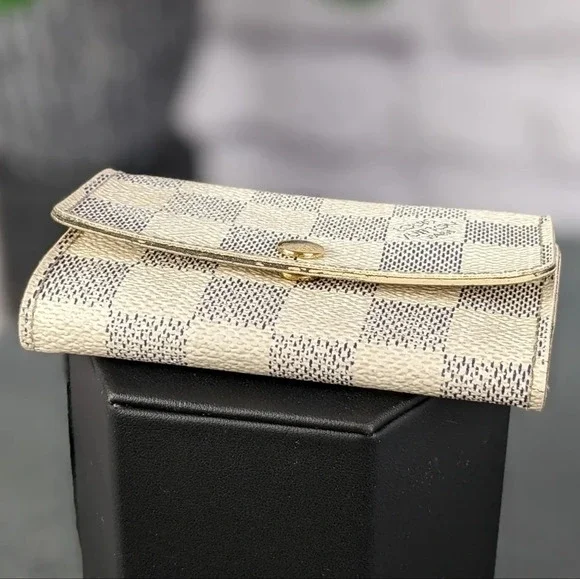 Louis Vuitton Damier Azur Multicles 6 Key Case wallet LV AUTHENTIC *FIRM PRICE* - Picture 4 of 16